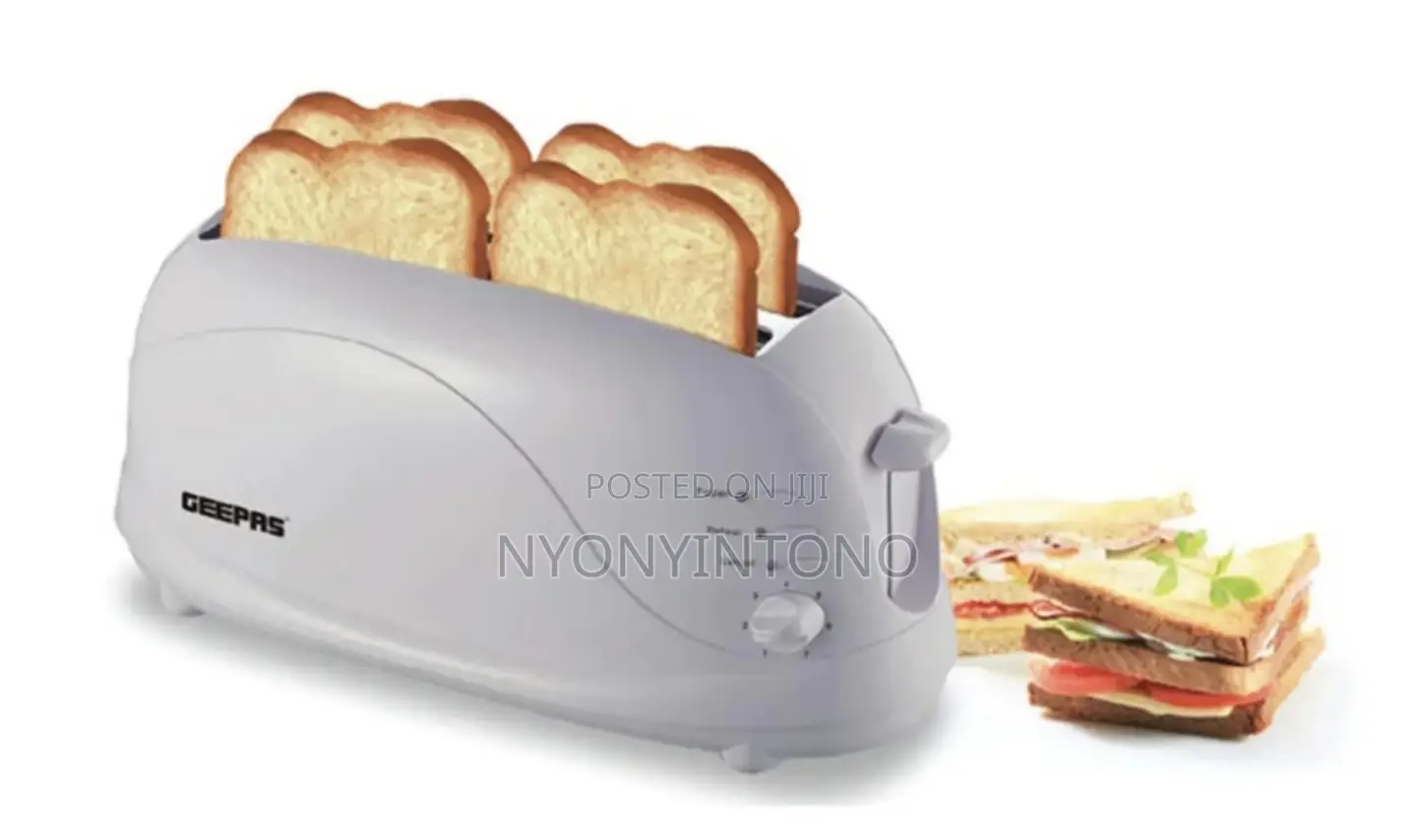 Geepas 4slice High-Quality Bread Toaster GBT-9895