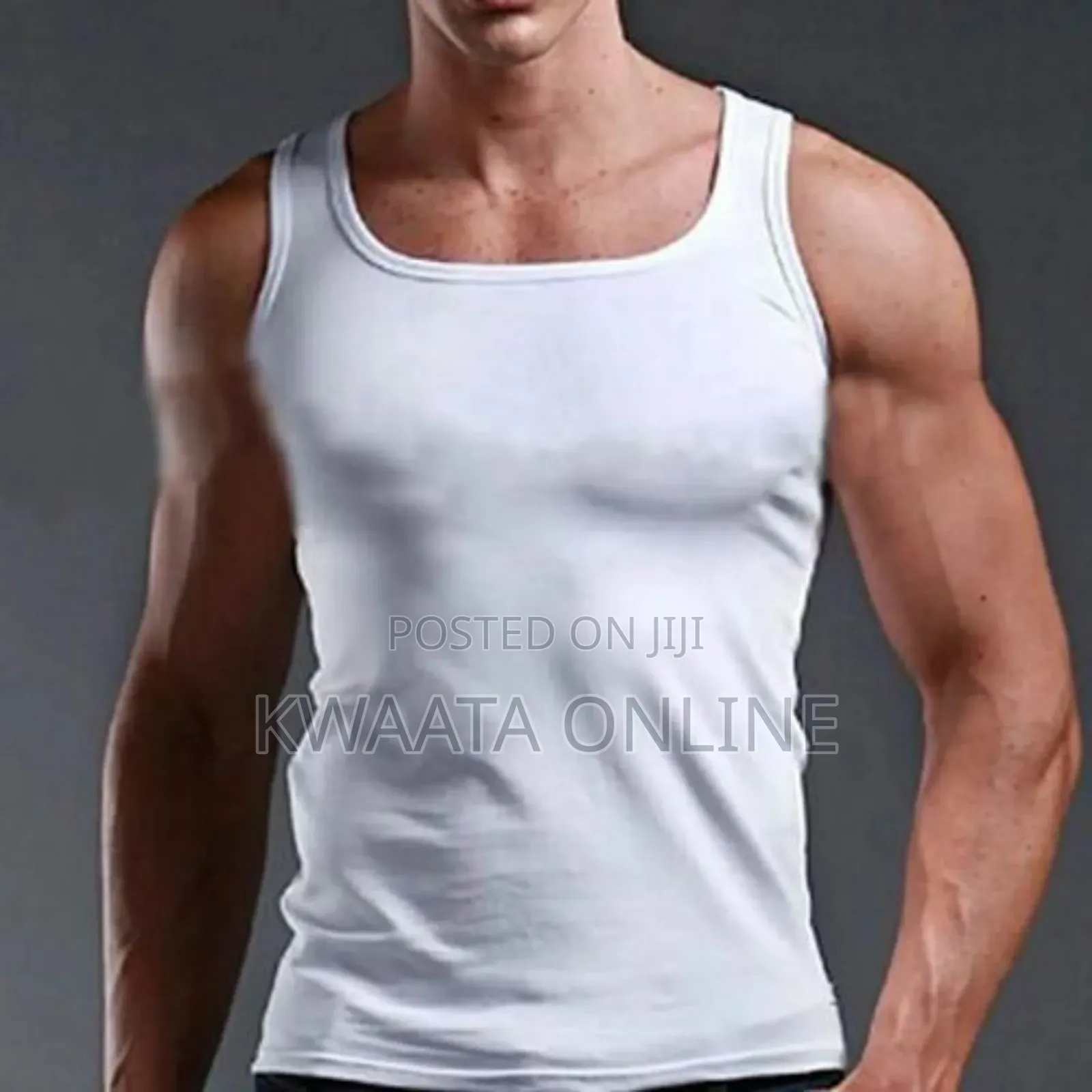 Yarisson 3pc Premium 100% Pure Cotton Men Fitted Vest- White