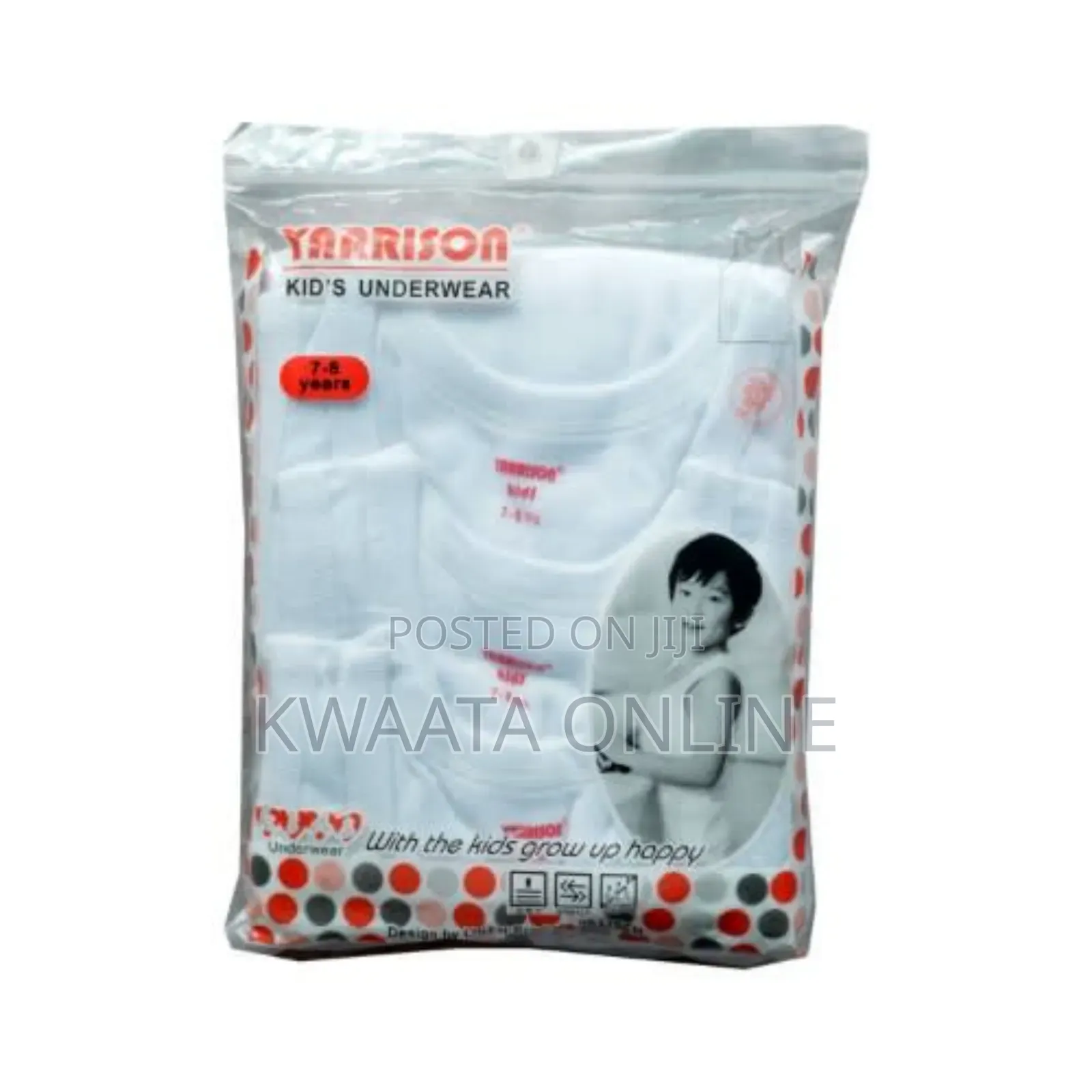 Yarrison Pure Cotton Boys Vests Under Wear - 3 in 1