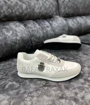 Men’S Super Classic White Billionaire Smart Casual Sneakers