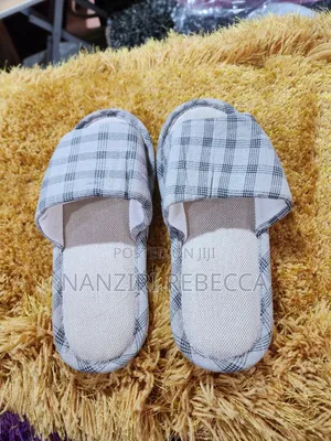 Photo - Indoor Sundles Checked Blue 36-37