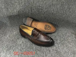 Original Men’S Coffee Brown Berluti Gentle Leather Loafers