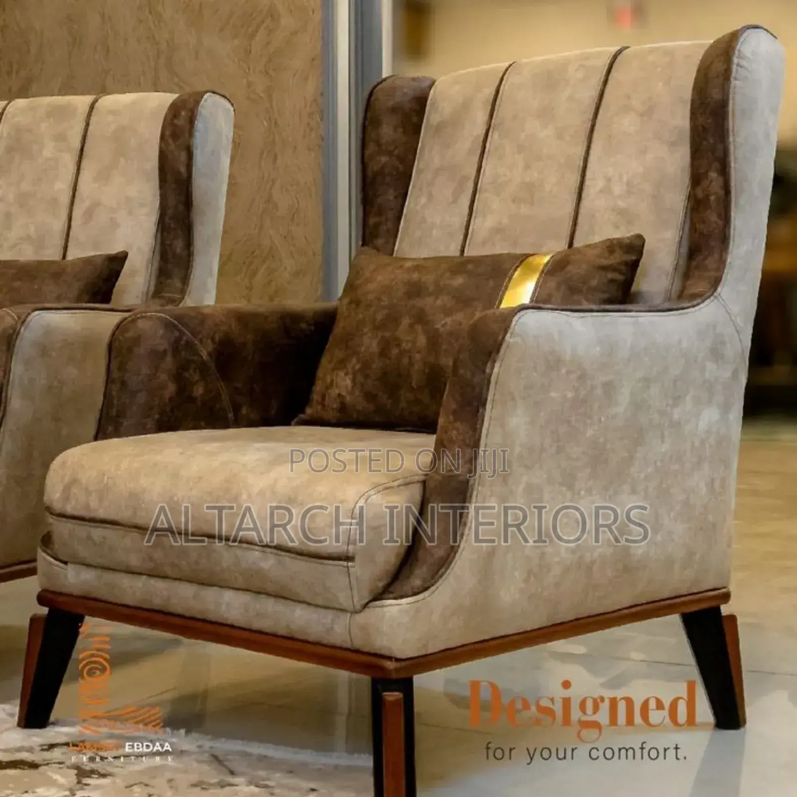 Designed Single Sofa for Your Comfort