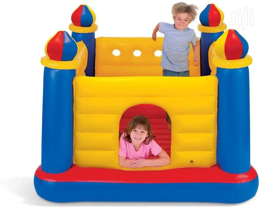 The Intex Inflatable Jump-O-Lene Play House Castle Bouncer