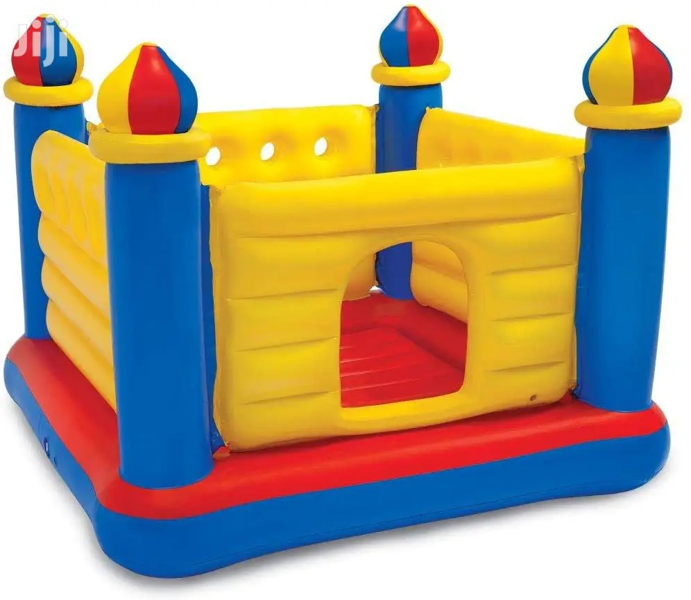 The Intex Inflatable Jump-O-Lene Play House Castle Bouncer