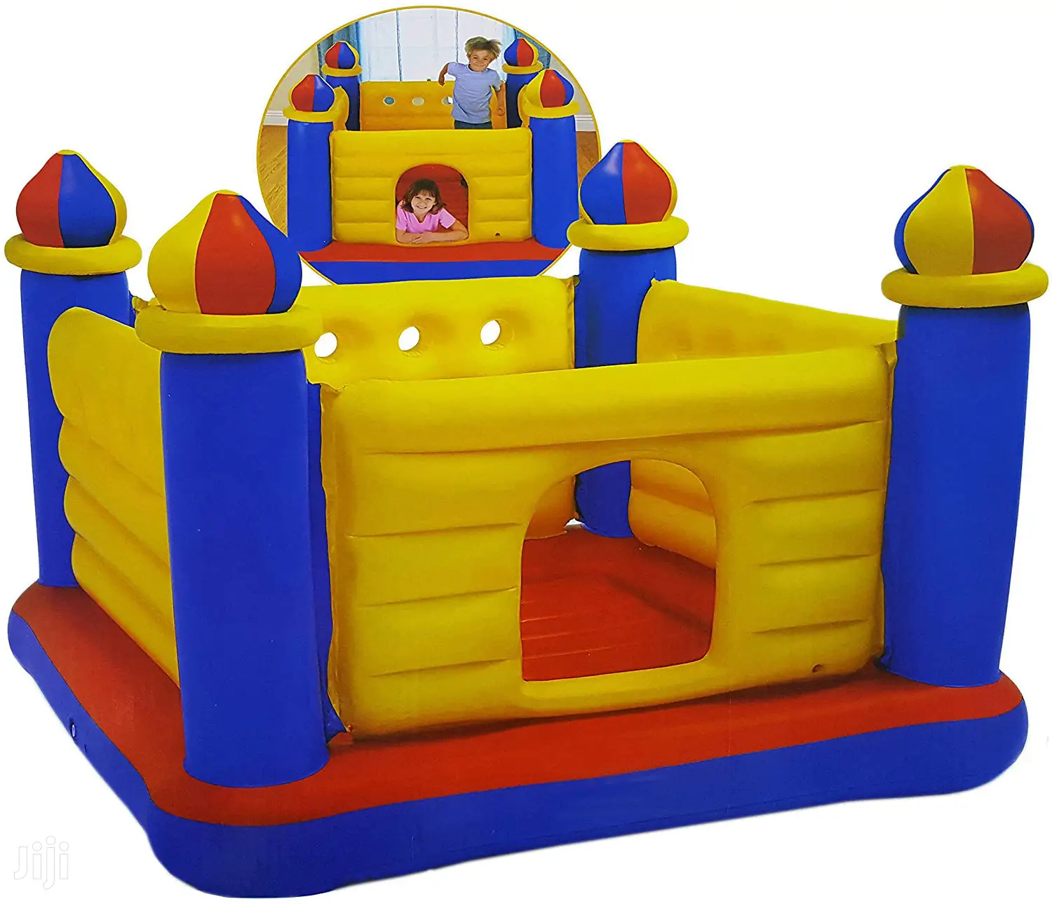 The Intex Inflatable Jump-O-Lene Play House Castle Bouncer