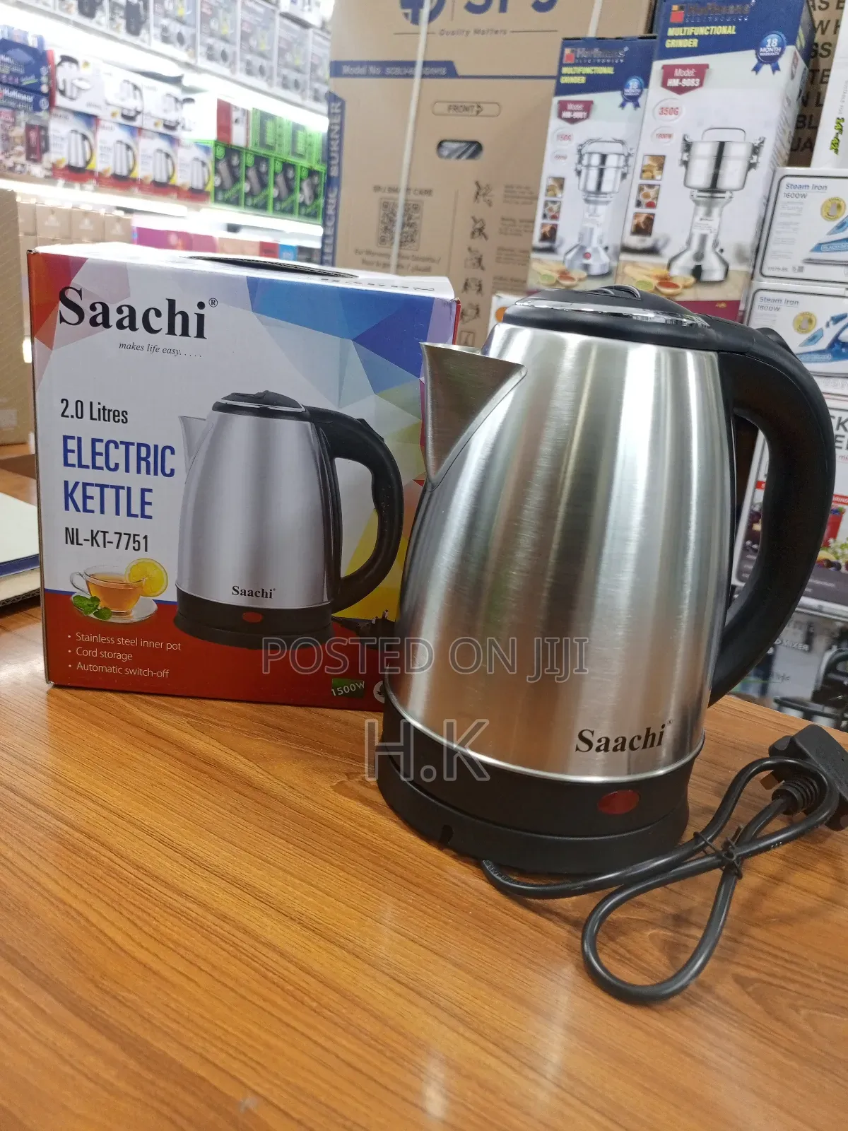 Saachi 2.0 Litres Electric Kettle, Model Nl-Kt-7751