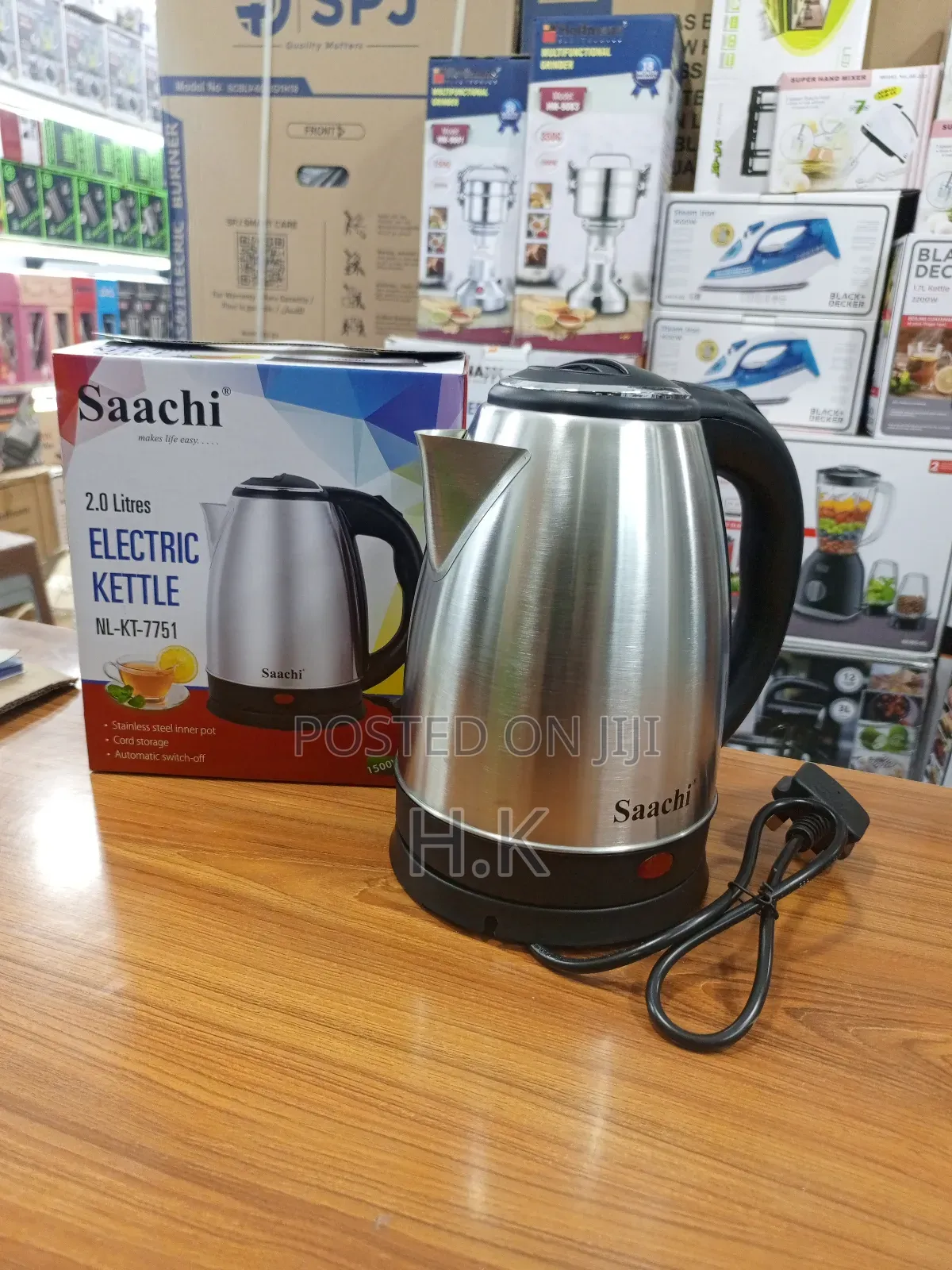 Saachi 2.0 Litres Electric Kettle, Model Nl-Kt-7751