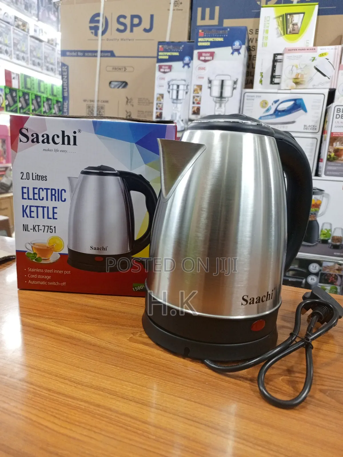 Saachi 2.0 Litres Electric Kettle, Model Nl-Kt-7751