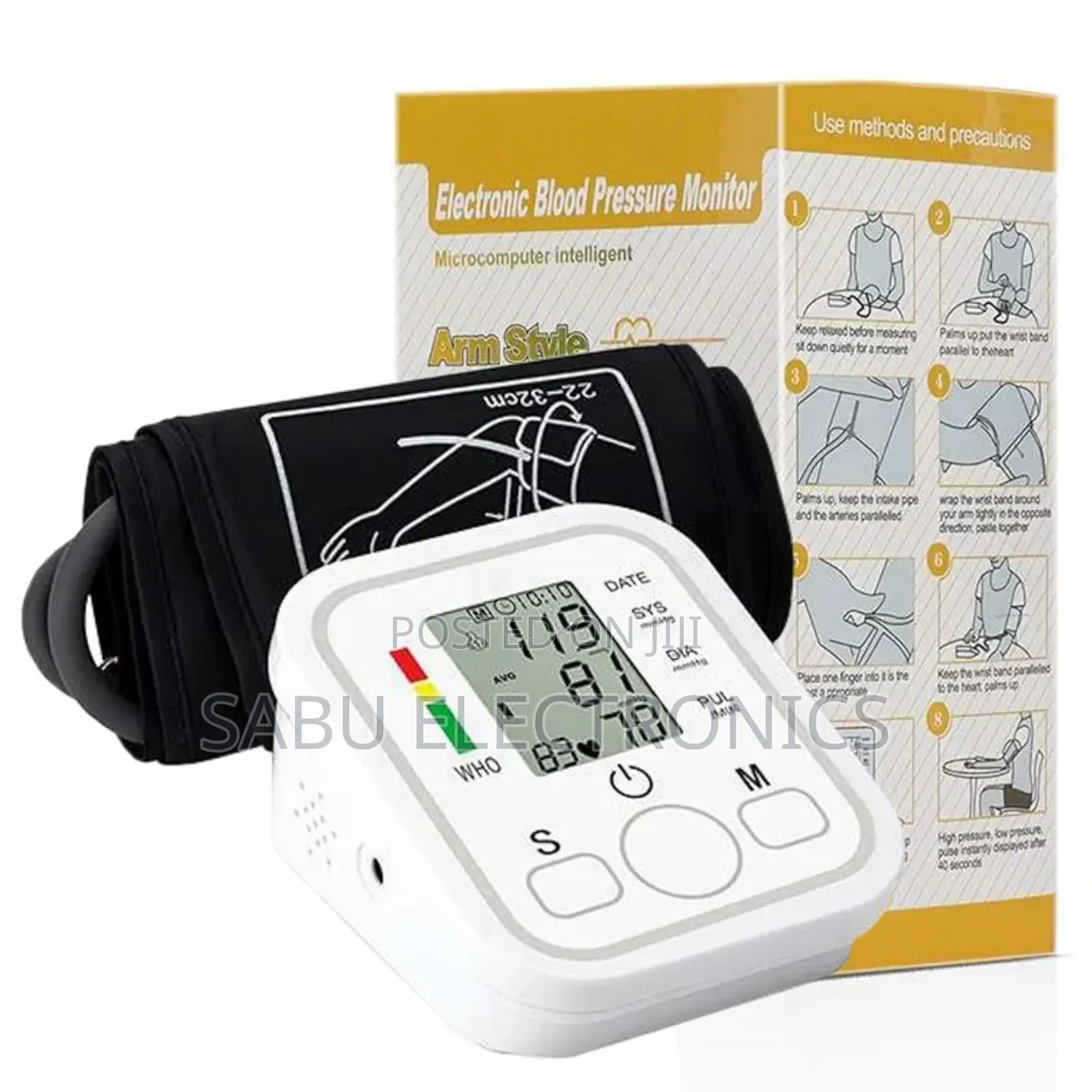 Digital Arm Blood Pressure Monitors With English Voice