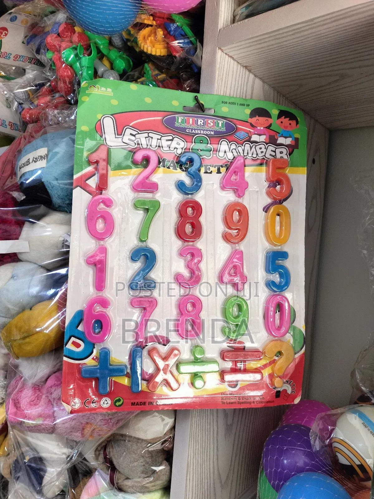 Brand New Magnetic Letters and Numbers
