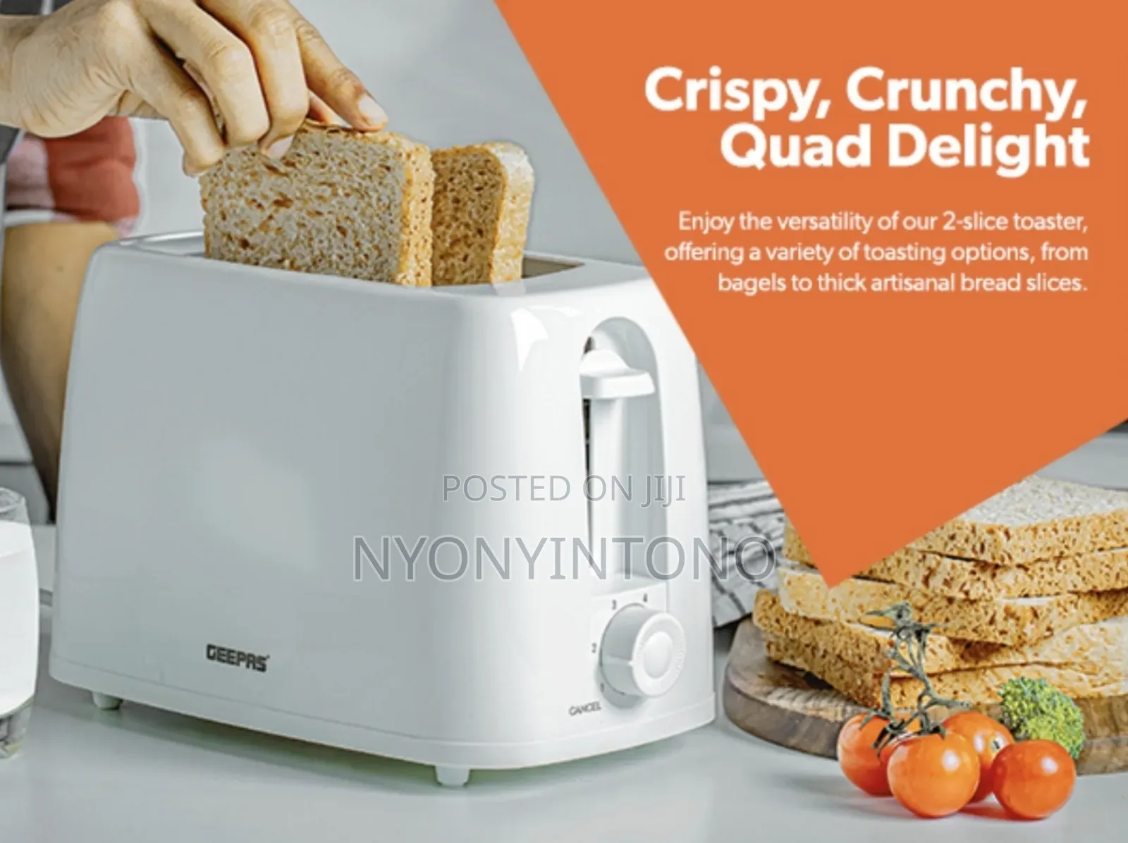 Geepas Automatic Electric Bread Toaster GBT-36515