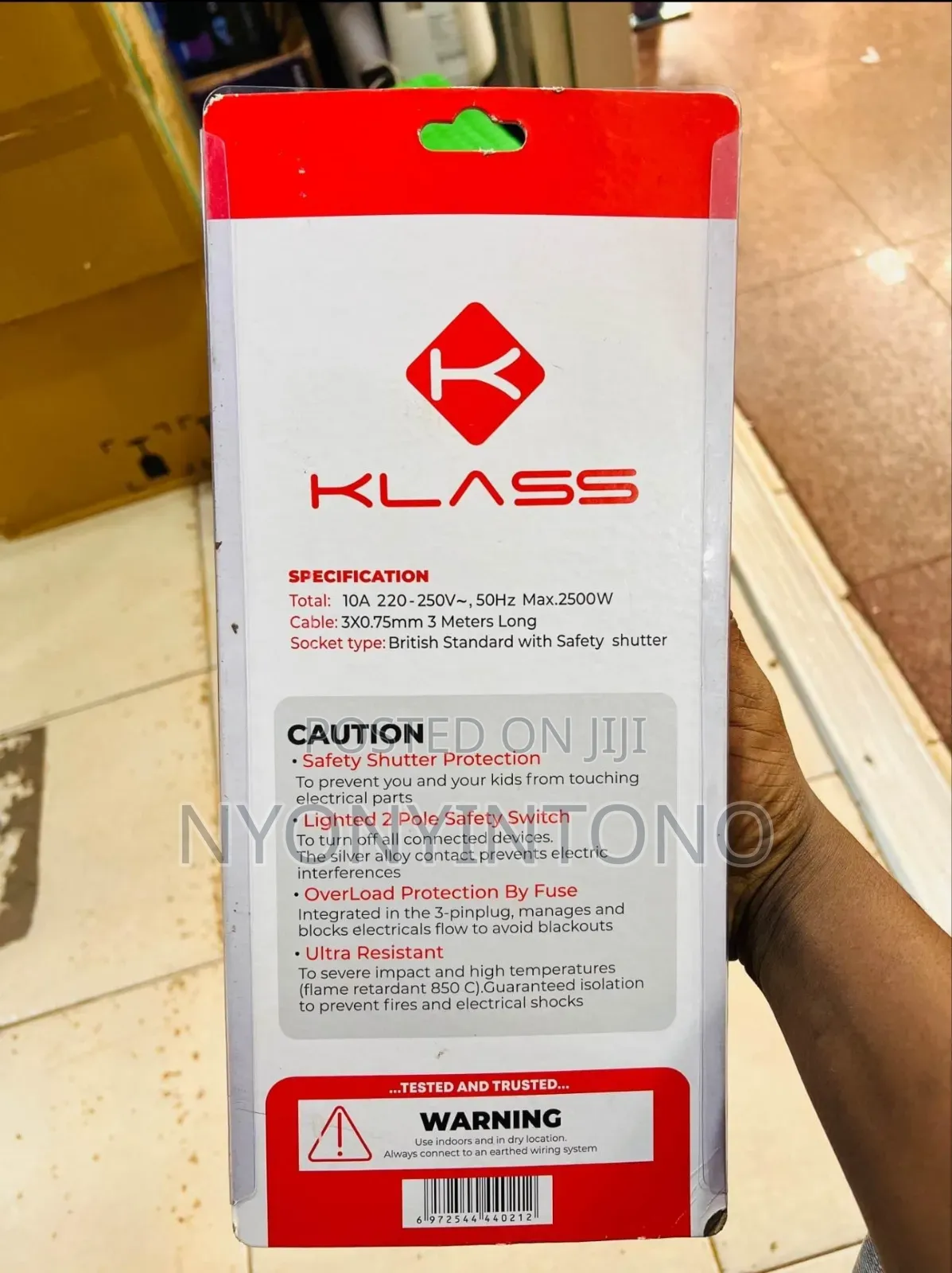 Klass Top-Quality 4-Ways Power Extension