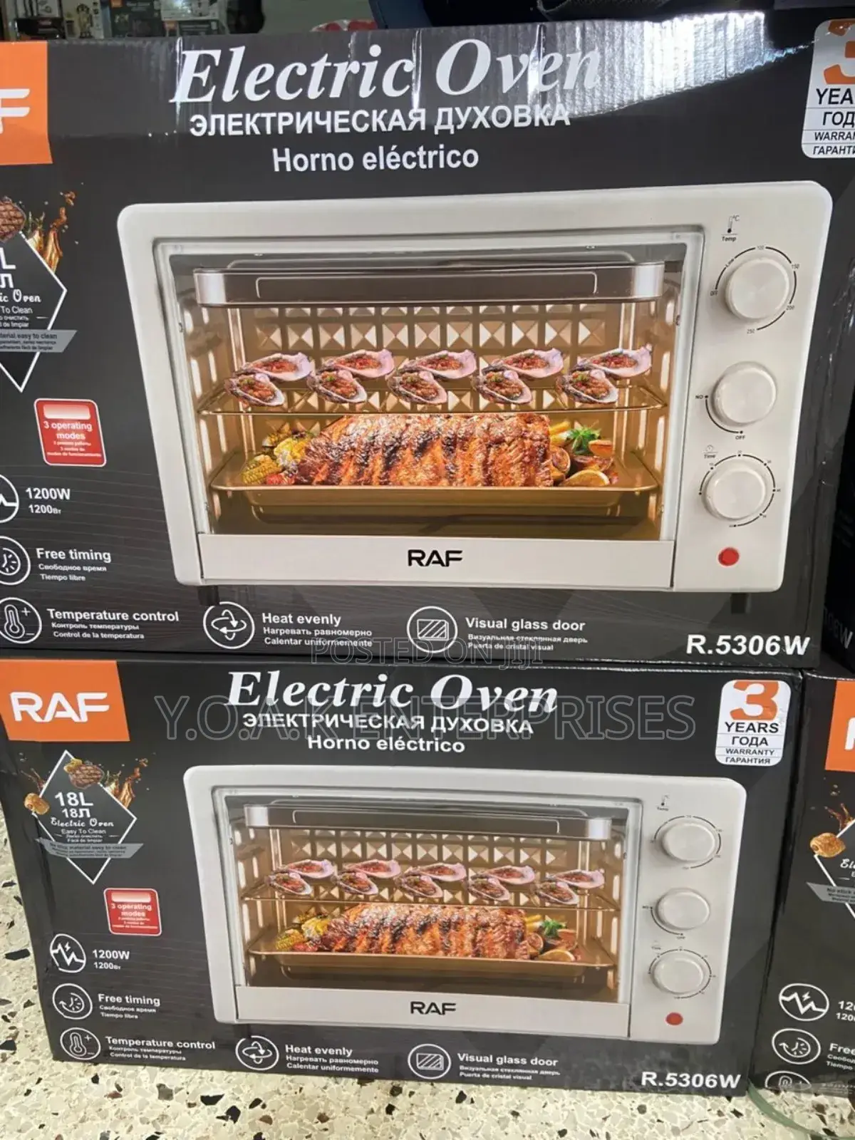 Raf Electric Oven