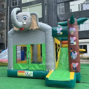 Commercial Grade Elephant Carton Inflatable Bouncing Castle