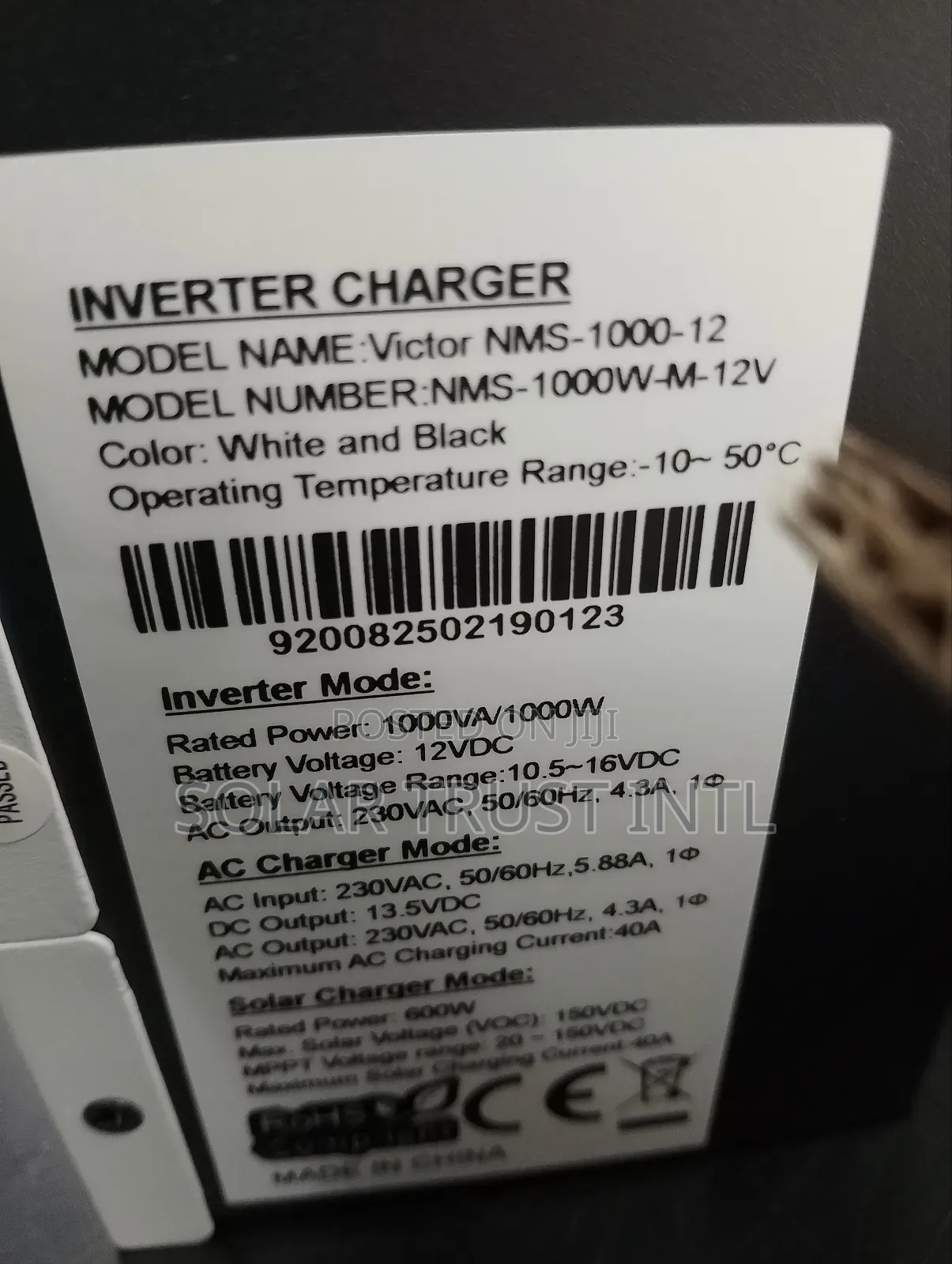 1kva Victor NMS Hybrid Inverter