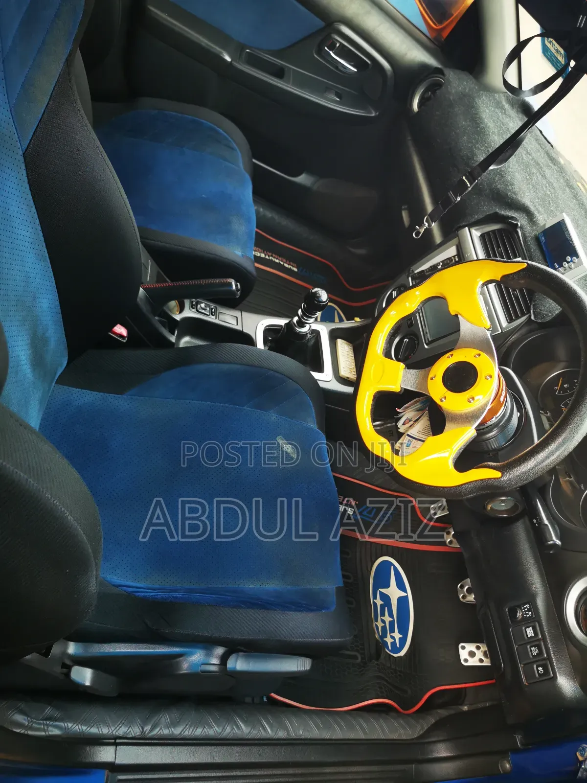Subaru Impreza 2.0 WRX STi 2002 Yellow