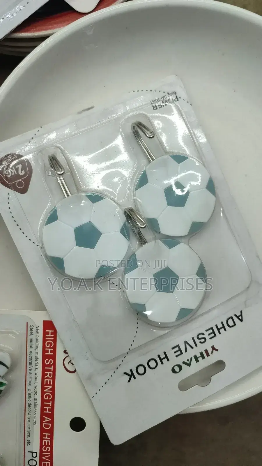 Wall Sticker Hooks 6 PCS Set