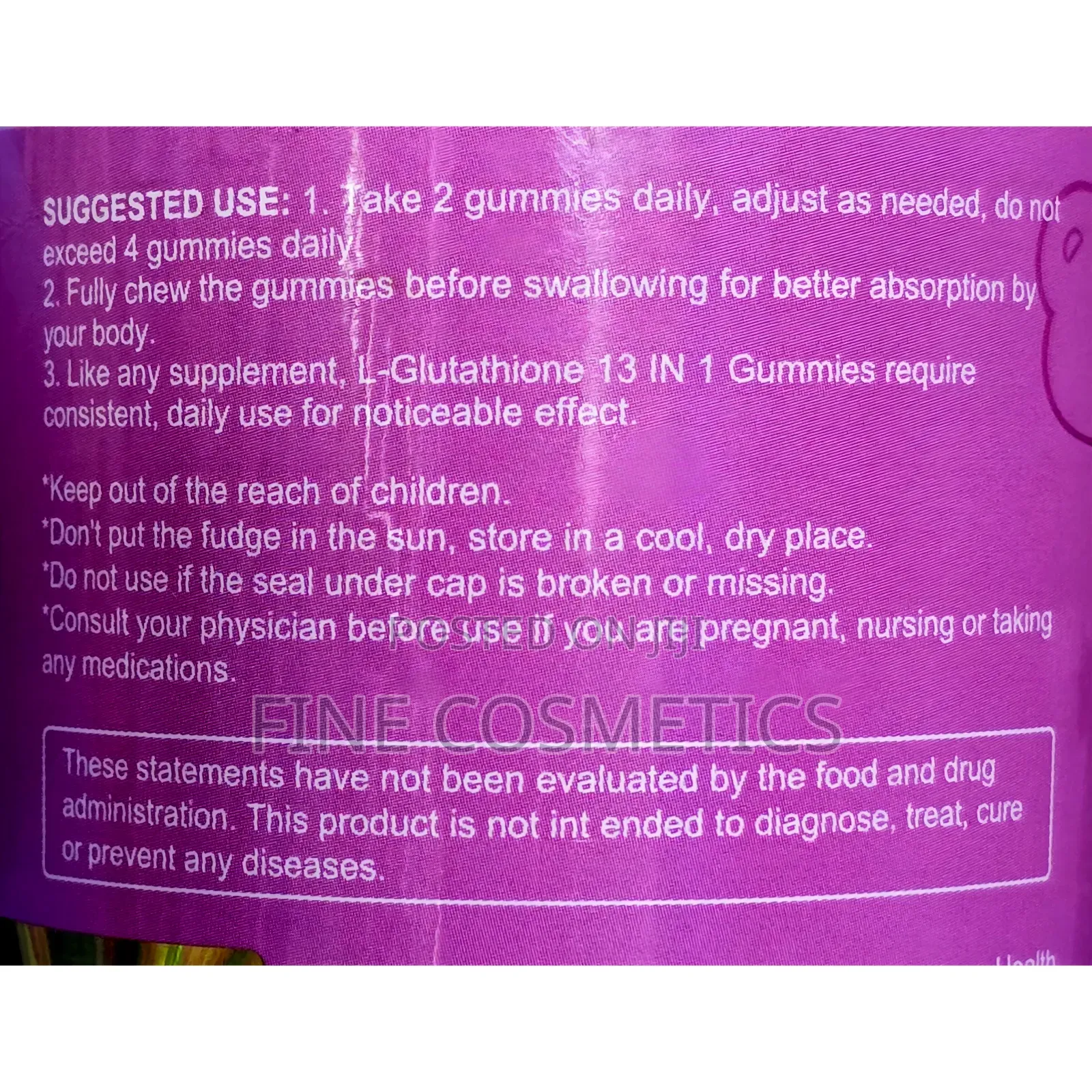 Wholesale Only Glutathione Gummies Skin Whitening Anti-Aging