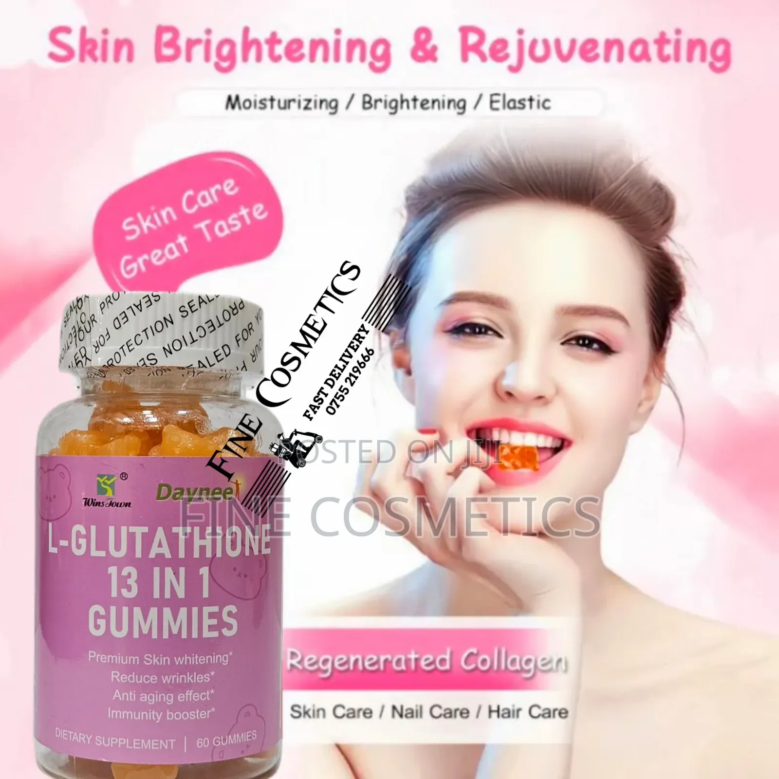 Wholesale Only Glutathione Gummies Skin Whitening Anti-Aging