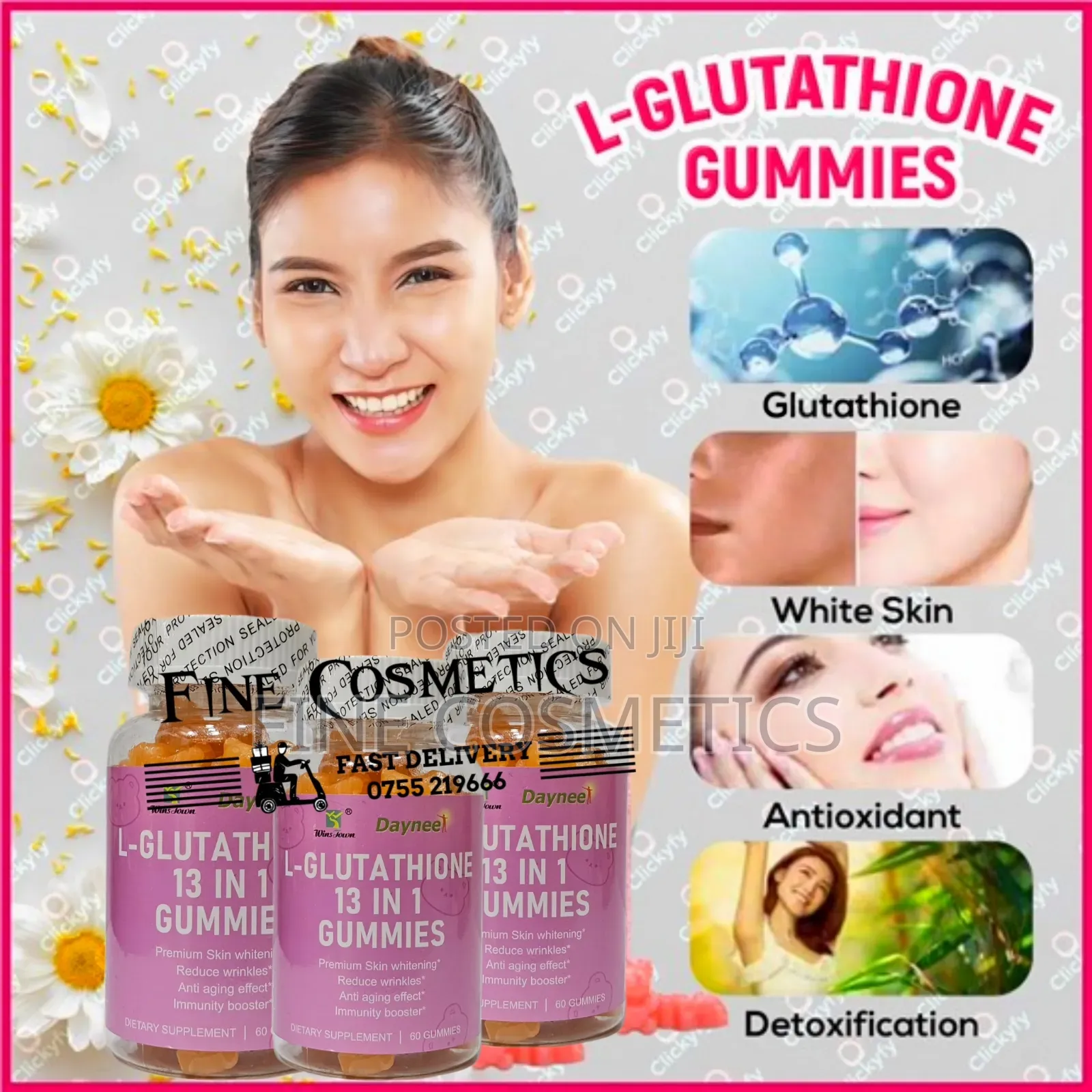 Wholesale Only Glutathione Gummies Skin Whitening Anti-Aging
