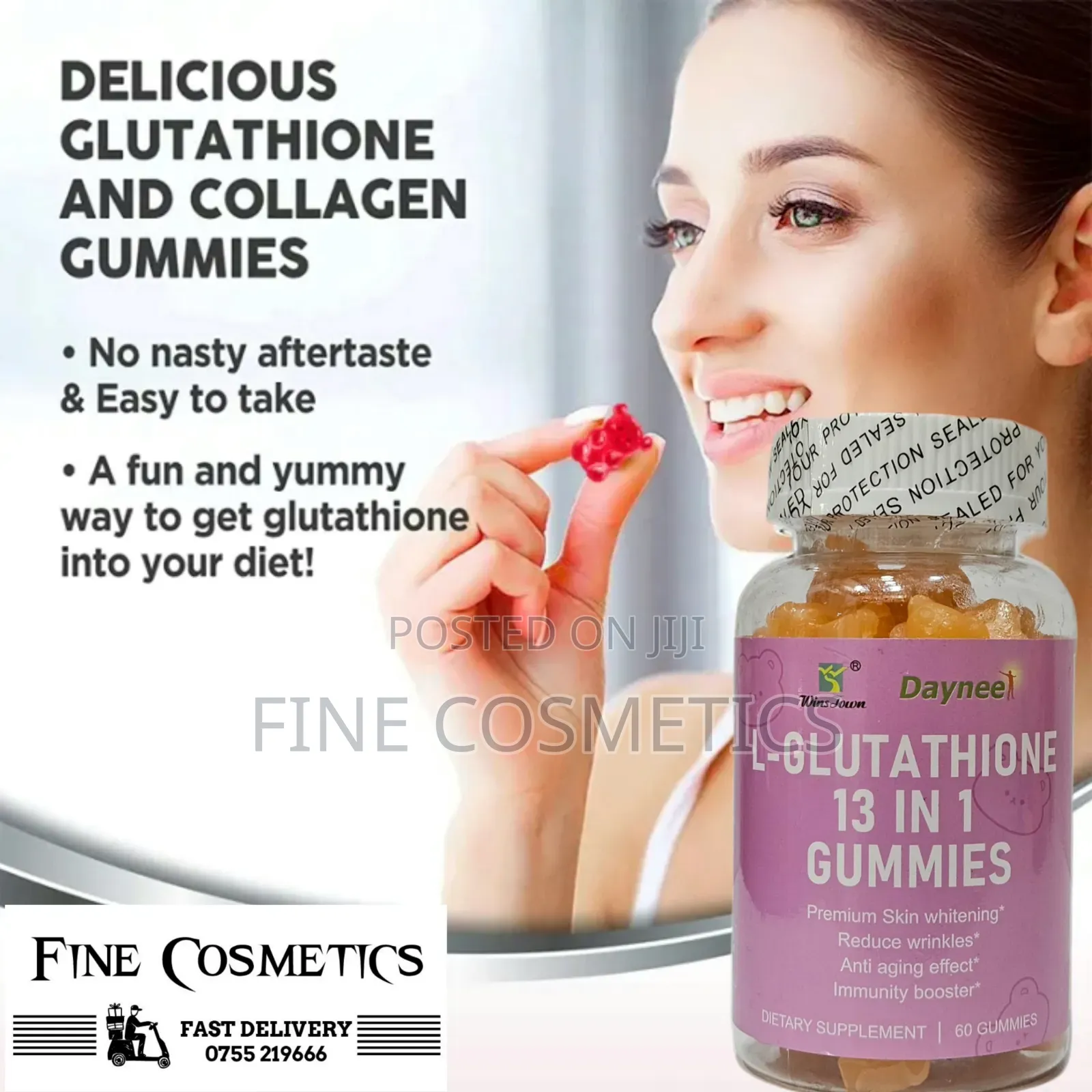 Wholesale Only Glutathione Gummies Skin Whitening Anti-Aging
