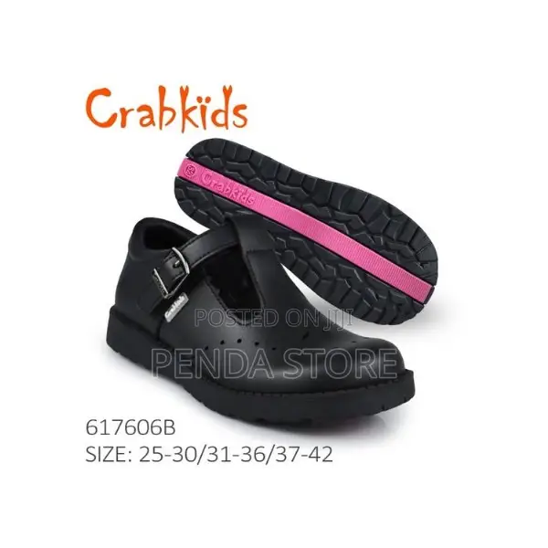 Girls Polished School Uniform Shoes Crabkids
