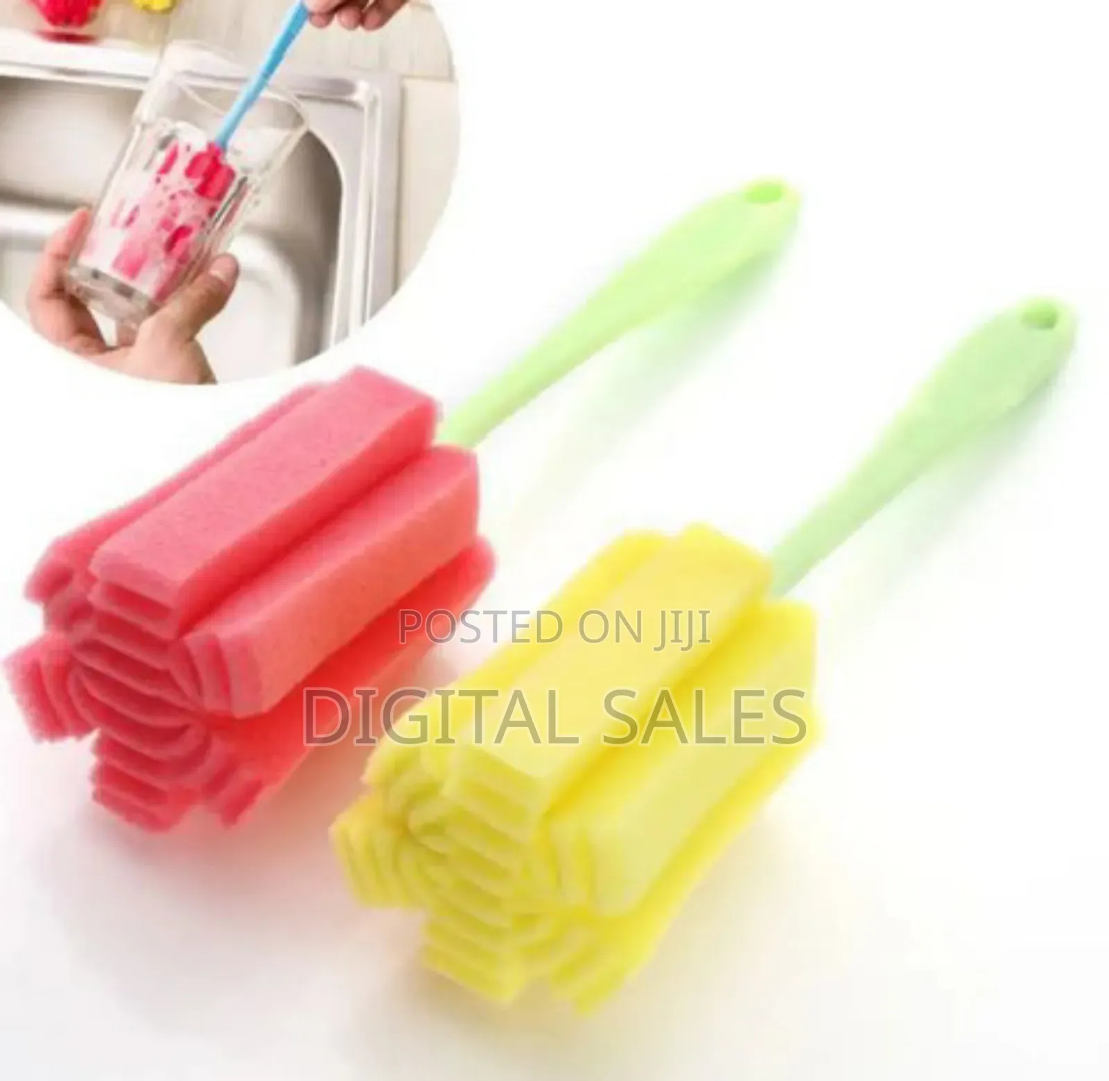 3pcs Kitchen Cleaning Brush Sponge