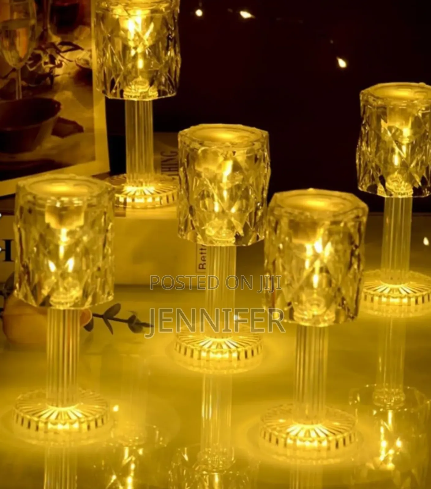 Rose Diamond Table Lamp