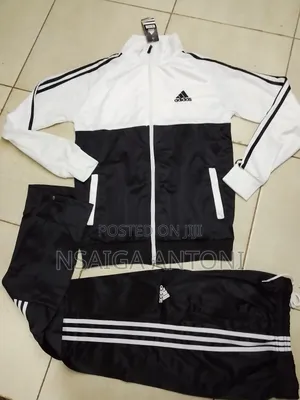 Photo - Original Track Suit White and Black Color