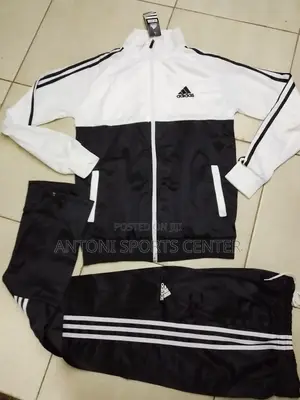 Original Track Suit White and Black Color