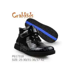 Crab Kids Strong Grip Sole Boys School Shoes