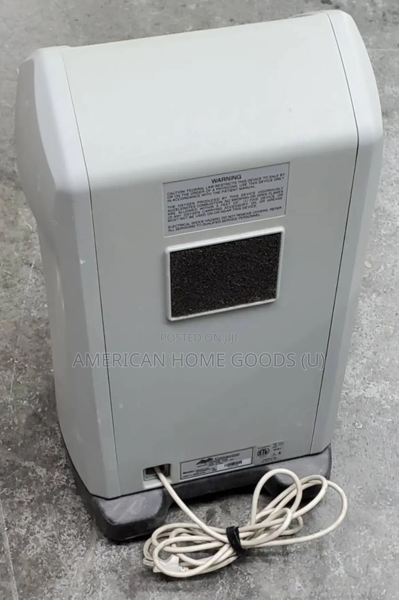 10 LPM Oxygen Concentrator Airsep Intensity 10. For Rent Per Week