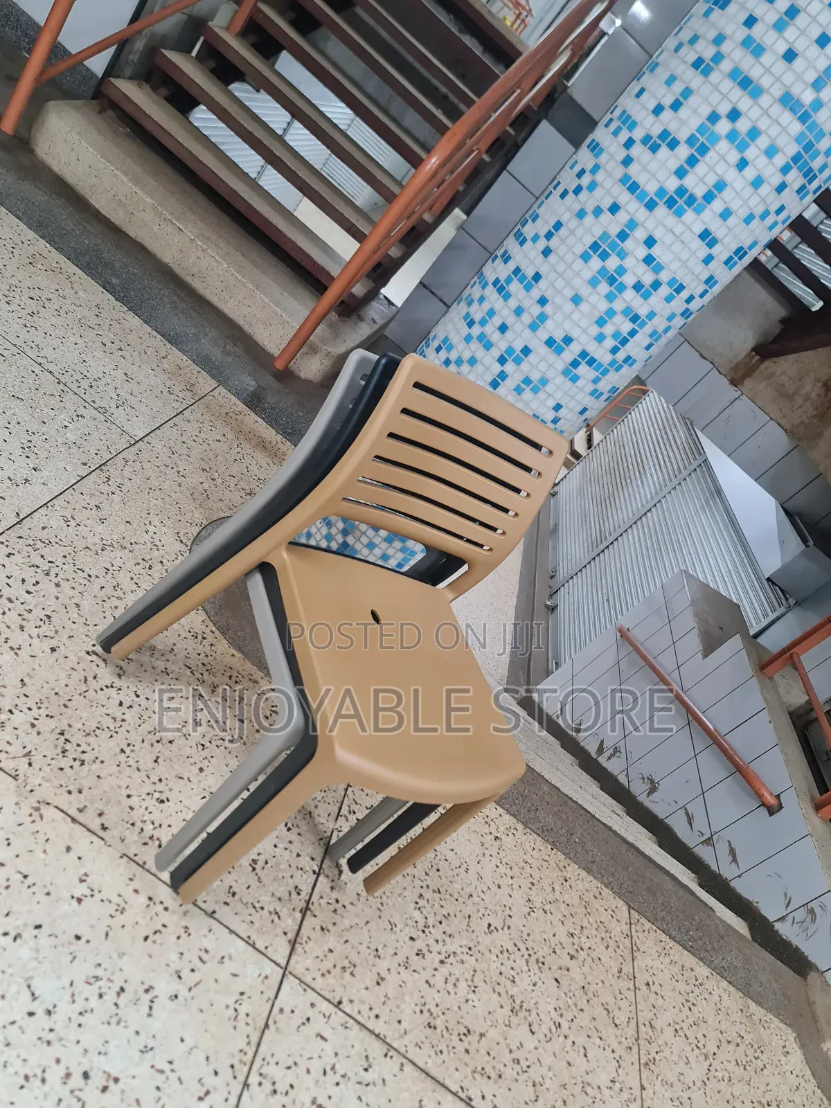 Plastic Chairs Plastic Chairs Grey Brown Black