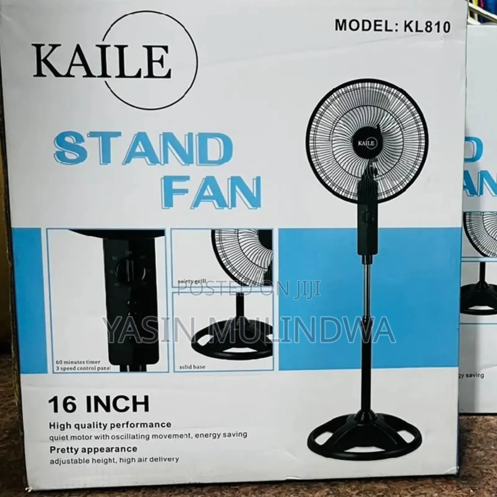 Stand Fan. Jailed.