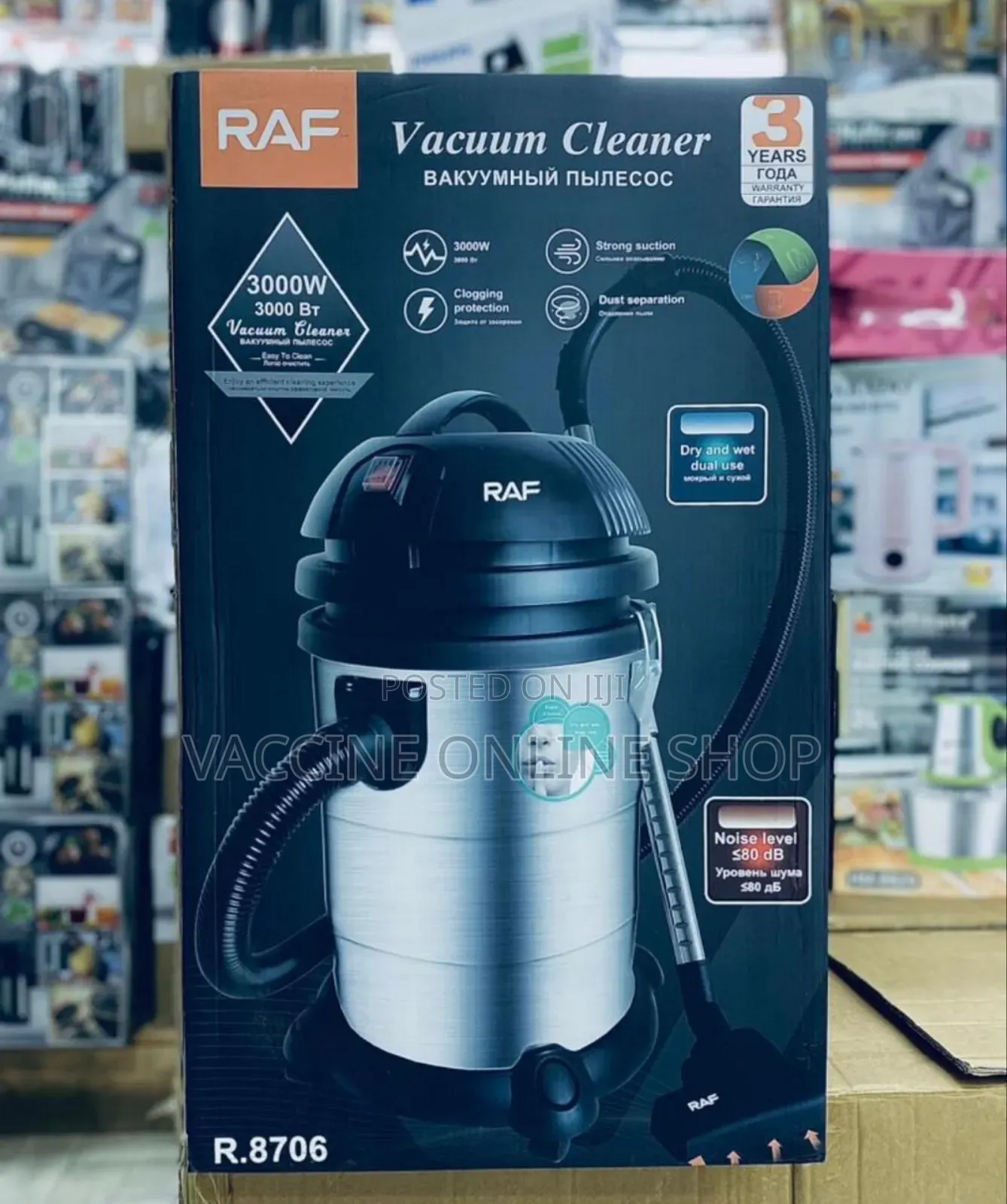 Raf Vacuum Cleaner Wet and Dry / Vacuum Cleaner Wet and Dry