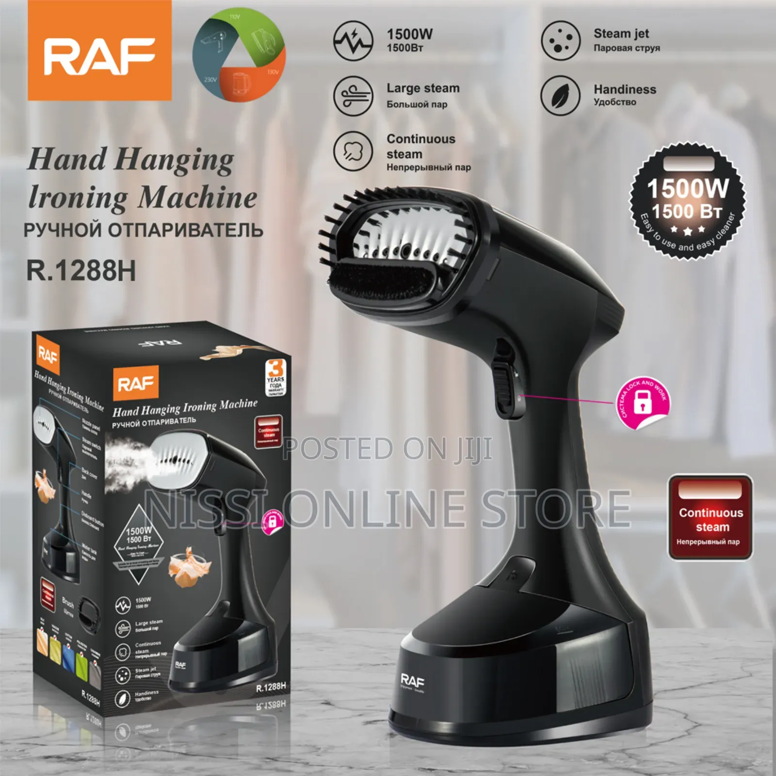 Portable Travel Handheld Electric Steamer