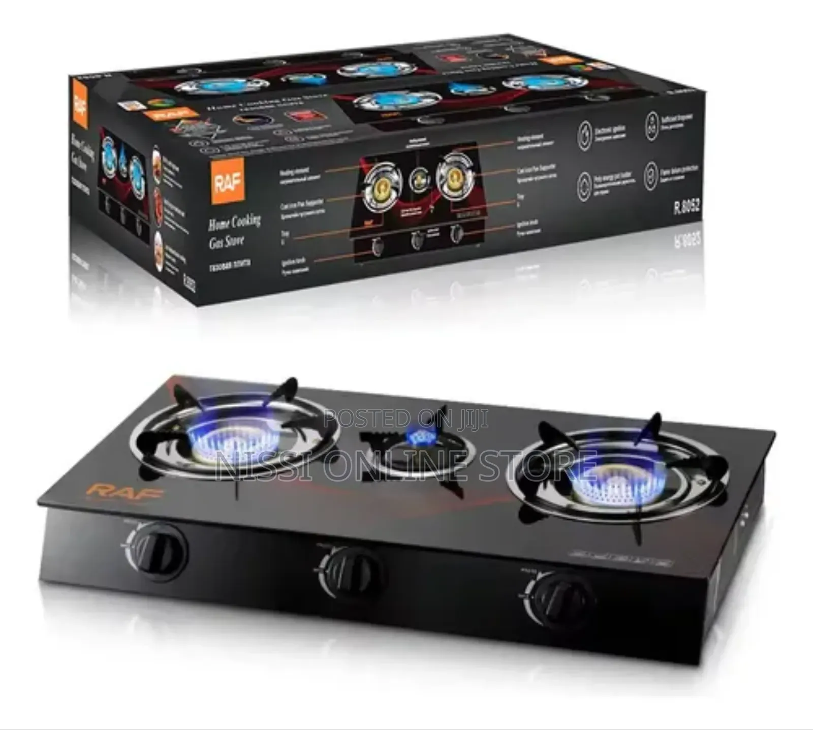 3-Burner Gas Cooktop