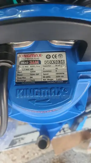 Water Pump Kingmax 36m