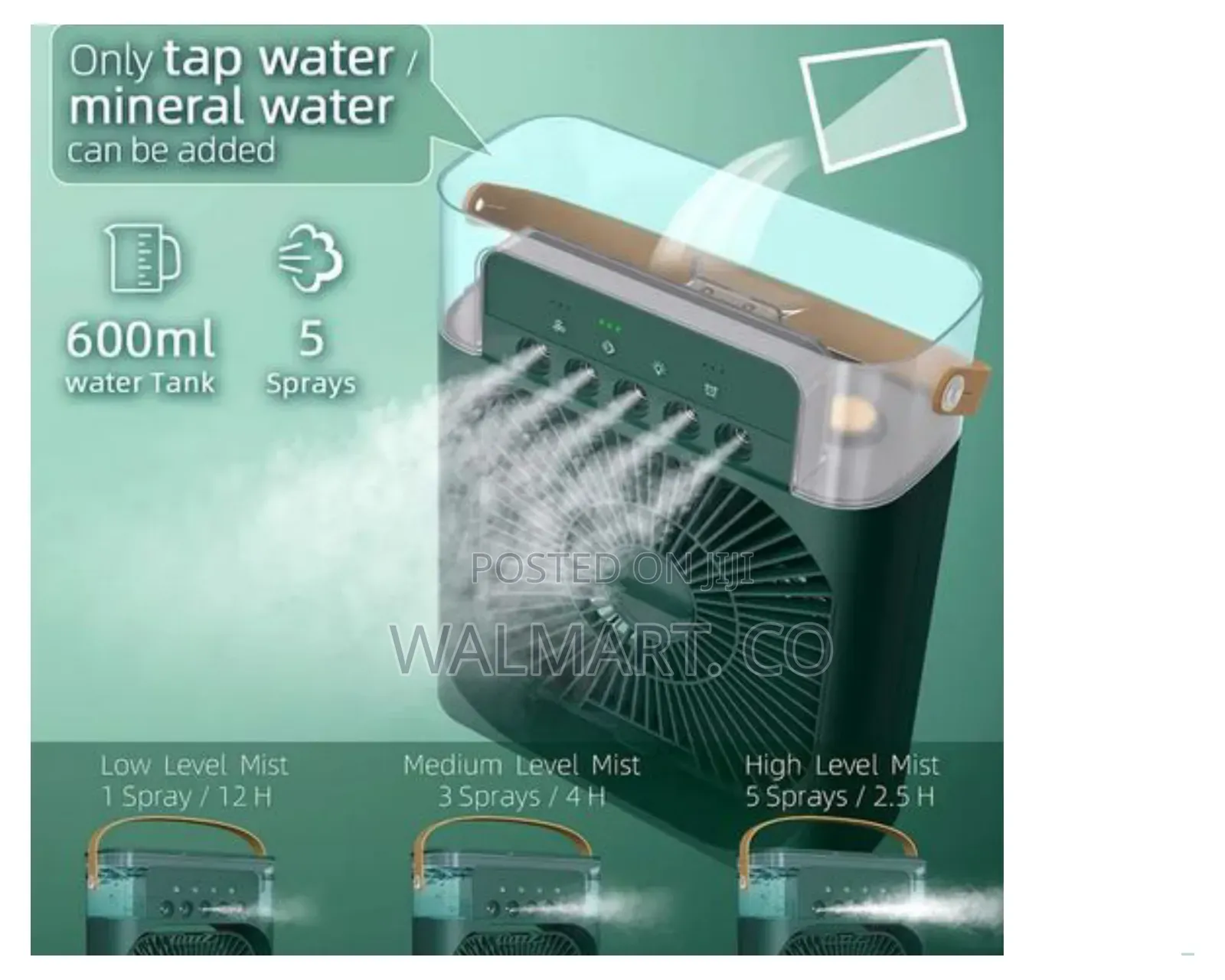 Portable 3 in 1 Air Conditioner Fan Humidifier