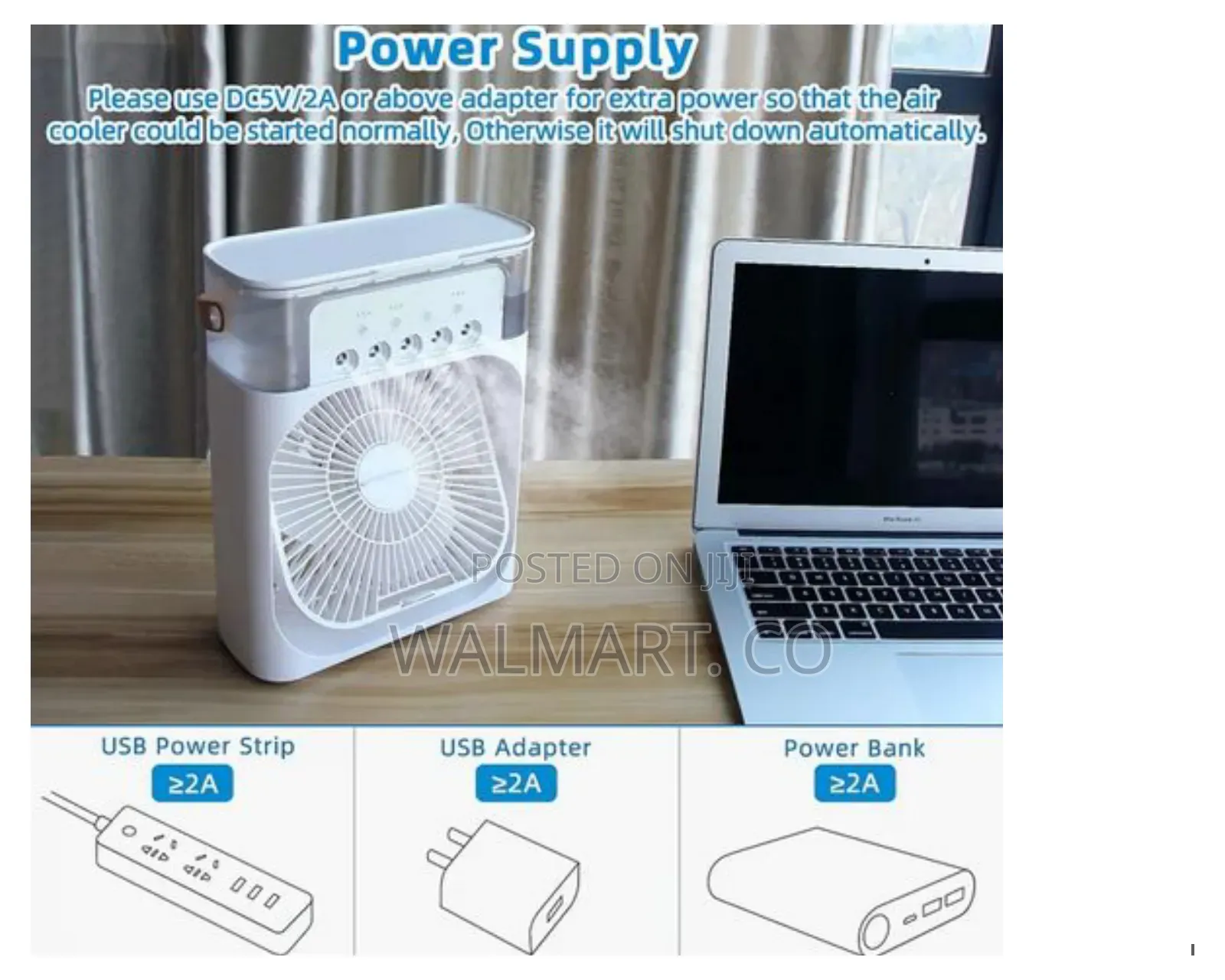 Portable 3 in 1 Air Conditioner Fan Humidifier