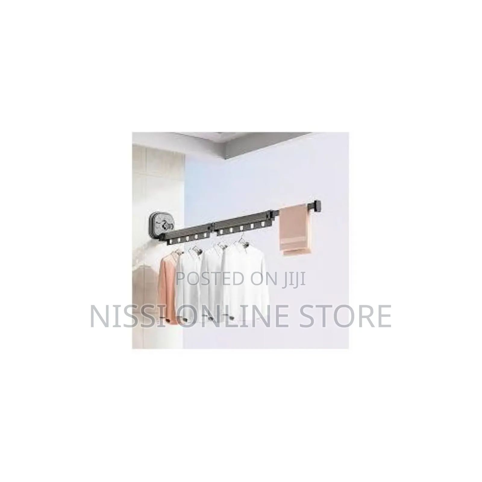 3-Fold Retractable Clothes Drying Rack