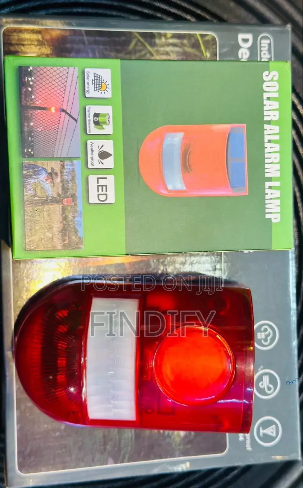Solar Alarm Lamp Mini Alarm