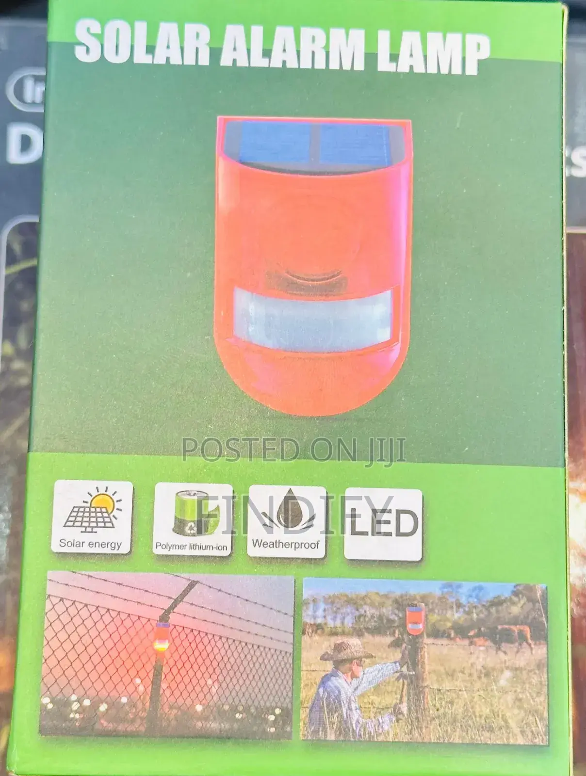 Solar Alarm Lamp Mini Alarm