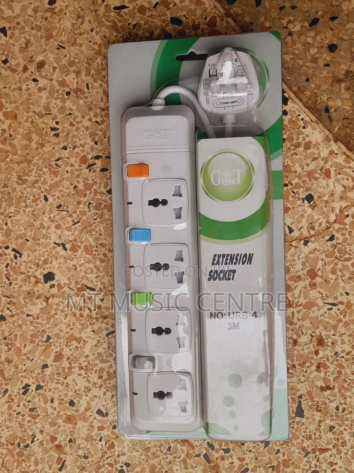 G T Uk Extension Cable 4 Way