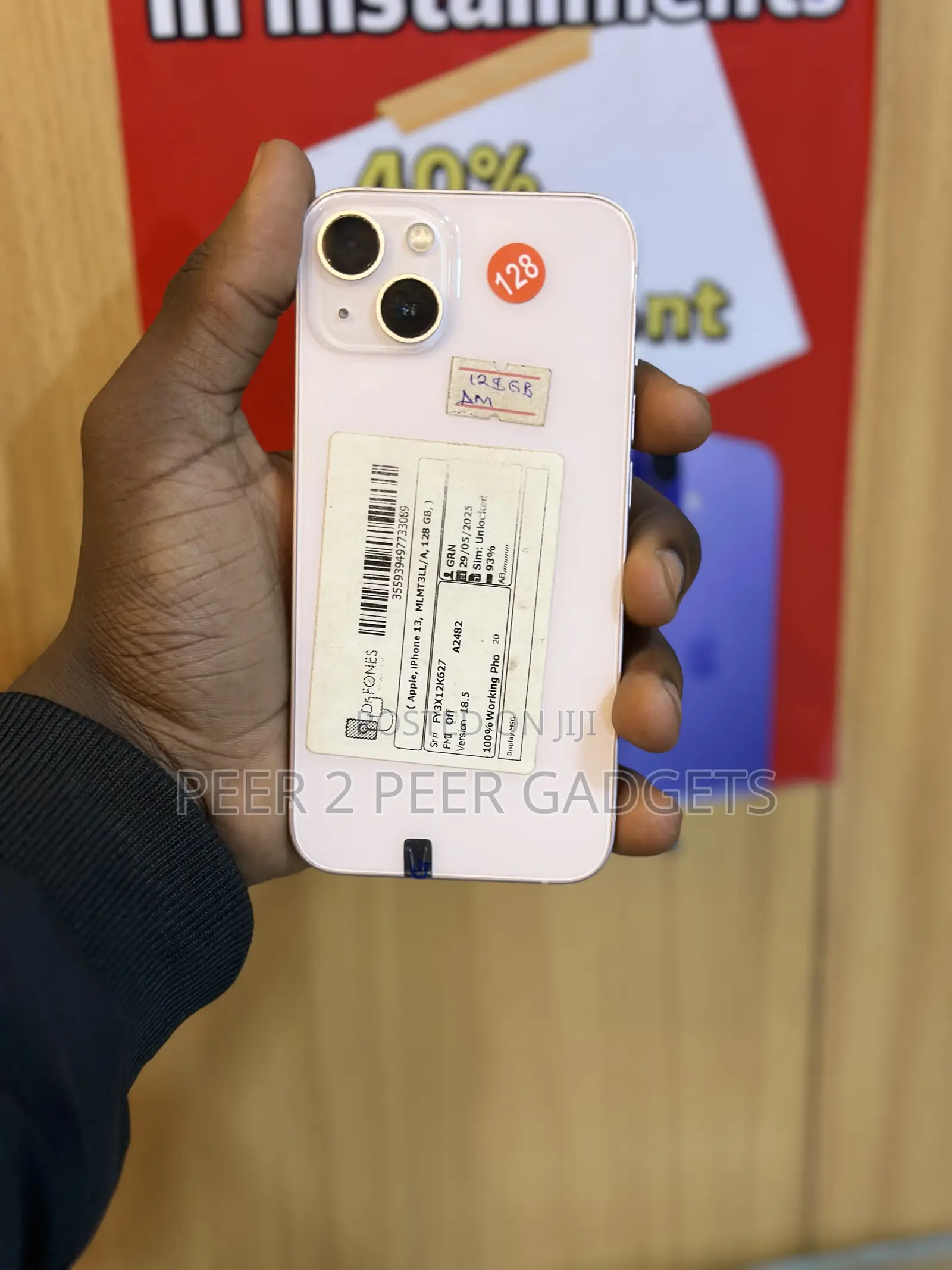 New Apple iPhone 13 128 GB Pink