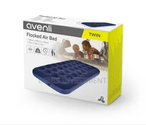 Photo - Avenli Flocked Air Bed, Twin Size