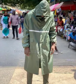 Emergency Rain Coat With Hood For Cycling Walk Work