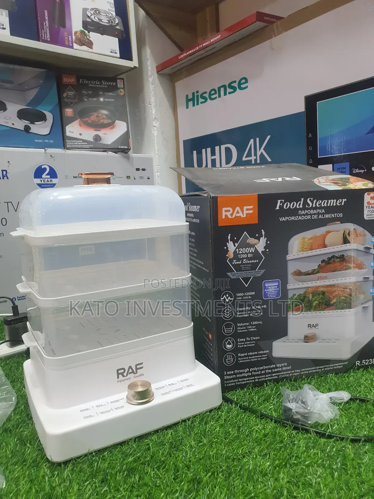 Raf Food Steamer R.5238 (3years Warranty)