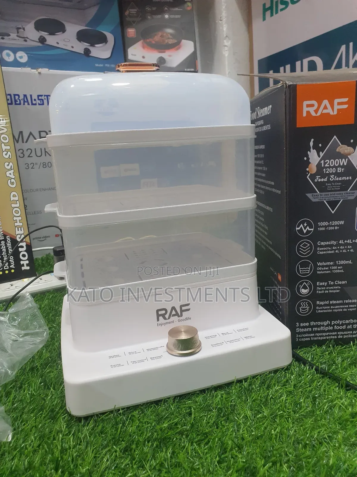Raf Food Steamer R.5238 (3years Warranty)